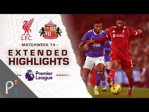 Liverpool v. Sunderland | PREMIER LEAGUE HIGHLIGHTS | 12/3/2025 | NBC Sports