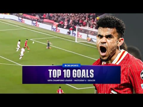 UCL Top 10 Goals of Matchday 4 - 2024/25 | CBS Sports Golazo