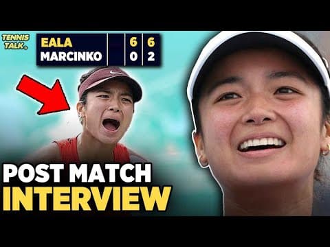 Eala Dominates Marcinko in Auckland 2026 | Tennis News