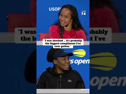 Leylah Fernandez on Venus Williams comparing her to Serena 🥹