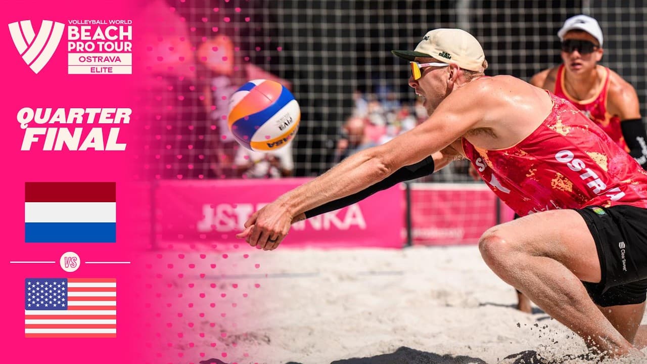 Boermans/Brouwer vs. Crabb/Benesh - Quarter Final Highlights | Ostrava 2026 #BeachProTour