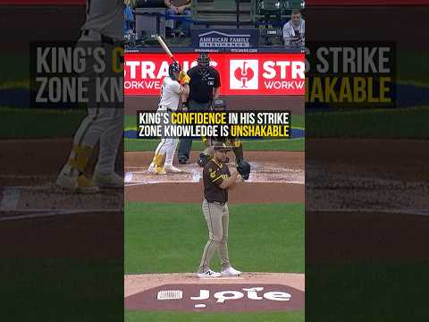 Michael King's confidence in his strike zone knowledge is unshakable.