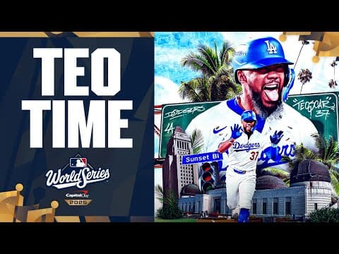 TEO TIME! 💪 Teoscar Hernández's solo homer gives the Dodgers a 1-0 lead in World Series Game 3! 💥