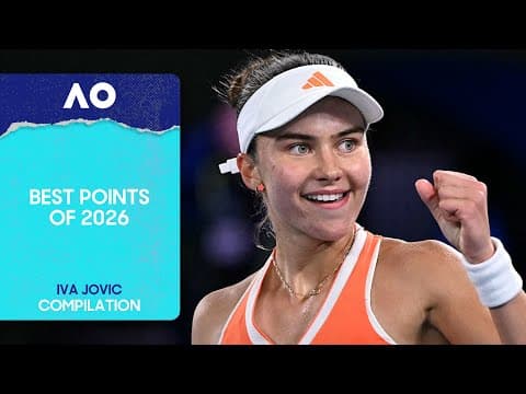 Iva Jovic | Best Points | Australian Open 2026