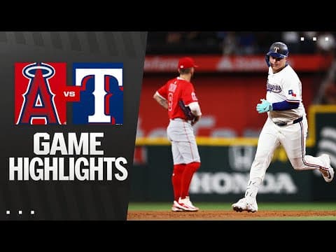 Angels vs. Rangers Game Highlights (8/27/25) | MLB Highlights