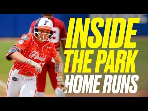 5 minutes of college softball inside-the-park home runs