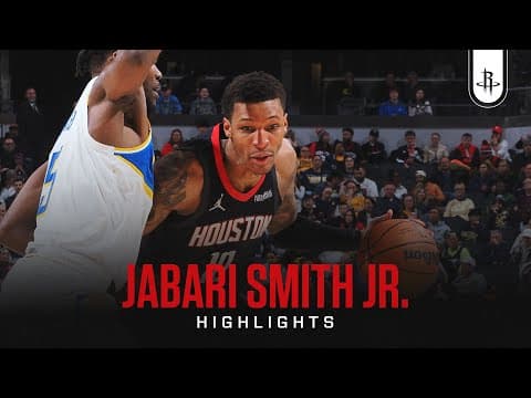 Jabari Smith Jr. (19 points) Highlights vs. Indiana Pacers