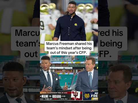 Marcus Freeman describes Notre Dame’s mindset 👀