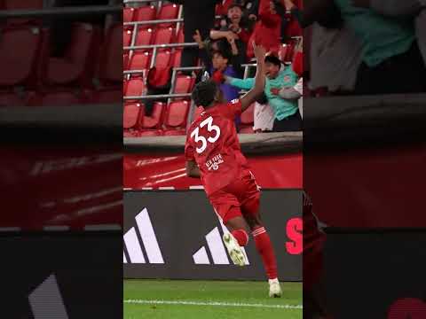 ROALD BAGS A BRACE IN CONFERENCE FINAL 🤯  #soccer #mlsnextpro #roaldmitchell #goal #newyorkredbulls2