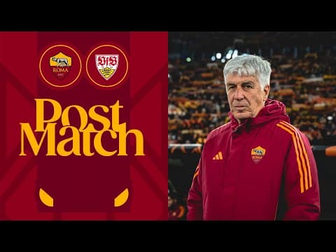 GIAN PIERO GASPERINI | INTERVISTA POST ROMA-STOCCARDA
