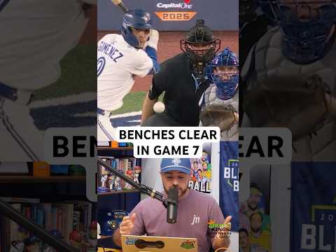Benches clear in World Series Game 7, a breakdown #baseball #mlb #dodgers #bluejays #jmbaseball