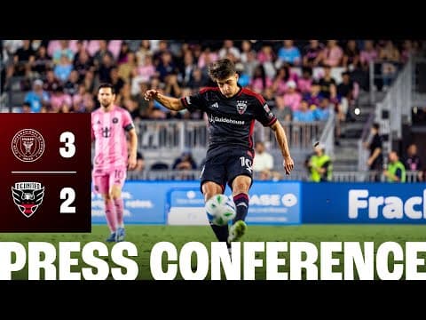 René Weiler Post-Match Press Conference |  Inter Miami CF vs D.C. United  | MLS 2025