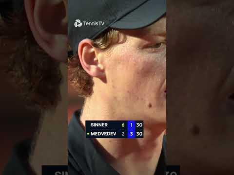 Jannik Sinner Is Digging Deep In Rome 😤