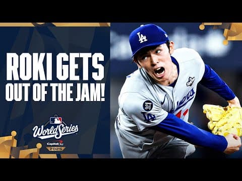 FULL 8th INNING: Roki Sasaki and the Dodgers get out of a HUGE JAM! 😳 | 佐々木朗希ハイライト