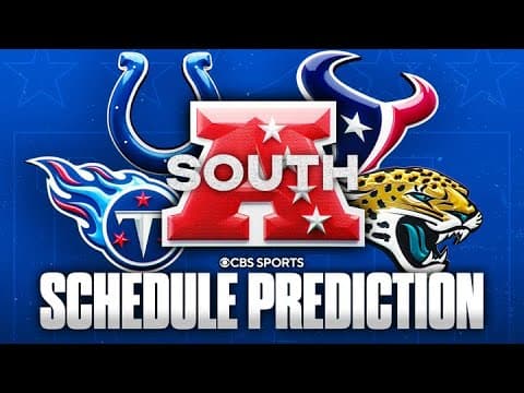 How will EVERY AFC South team finish out the 2025 NFL season? | Colts, Jaguars, Texans & Titans