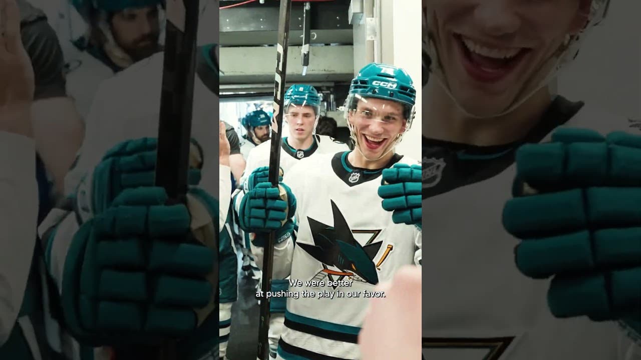 “When you beat really good teams it gives you more confidence.”  #hockey #nhl #sharks