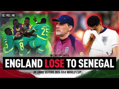 England suffer first-ever loss to African side against Senegal in friendly | Scoreline
