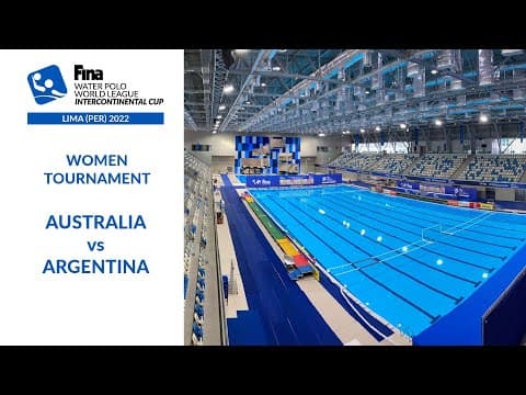 RE-Live | Women's Water Polo Intercontinental Cup 2022 // AUS vs ARG