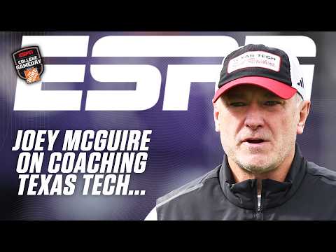 Joey McGuire's HIGH STANDARD for Texas Tech football 💪 'You need TALENT!' 🔥 | College GameDay