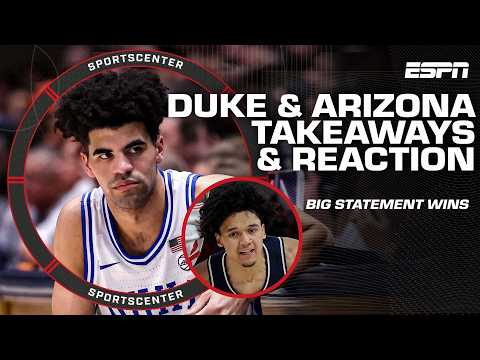 College Basketball Recap 🏀 Duke OUTDUELS Michigan + Arizona STUNS Houston | SportsCenter