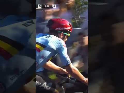 When Remco Evenepoel won his first world title in Australia in 2022! 🌈
