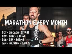 Houston Marathon - 2:20:27 - 4th Marathon in 4 Months | 2:15 Marathon Project E2