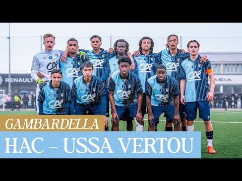 🏆 Résumé : HAC – USSA Vertou (1-1 & 4 tab à 2) 16es Coupe Gambardella - 2025-2026