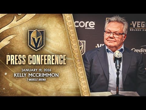 Kelly McCrimmon Press Conference | Jan. 19, 2026