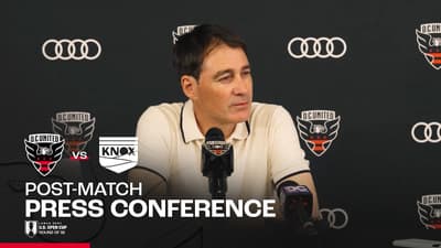 René Weiler Post-Match Press Conference | D.C. United vs One Knoxville SC | 2026 US Open Cup