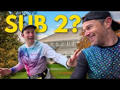 I Took My Celebrity Friend To Run His First Half Marathon (it was AMAZING!)