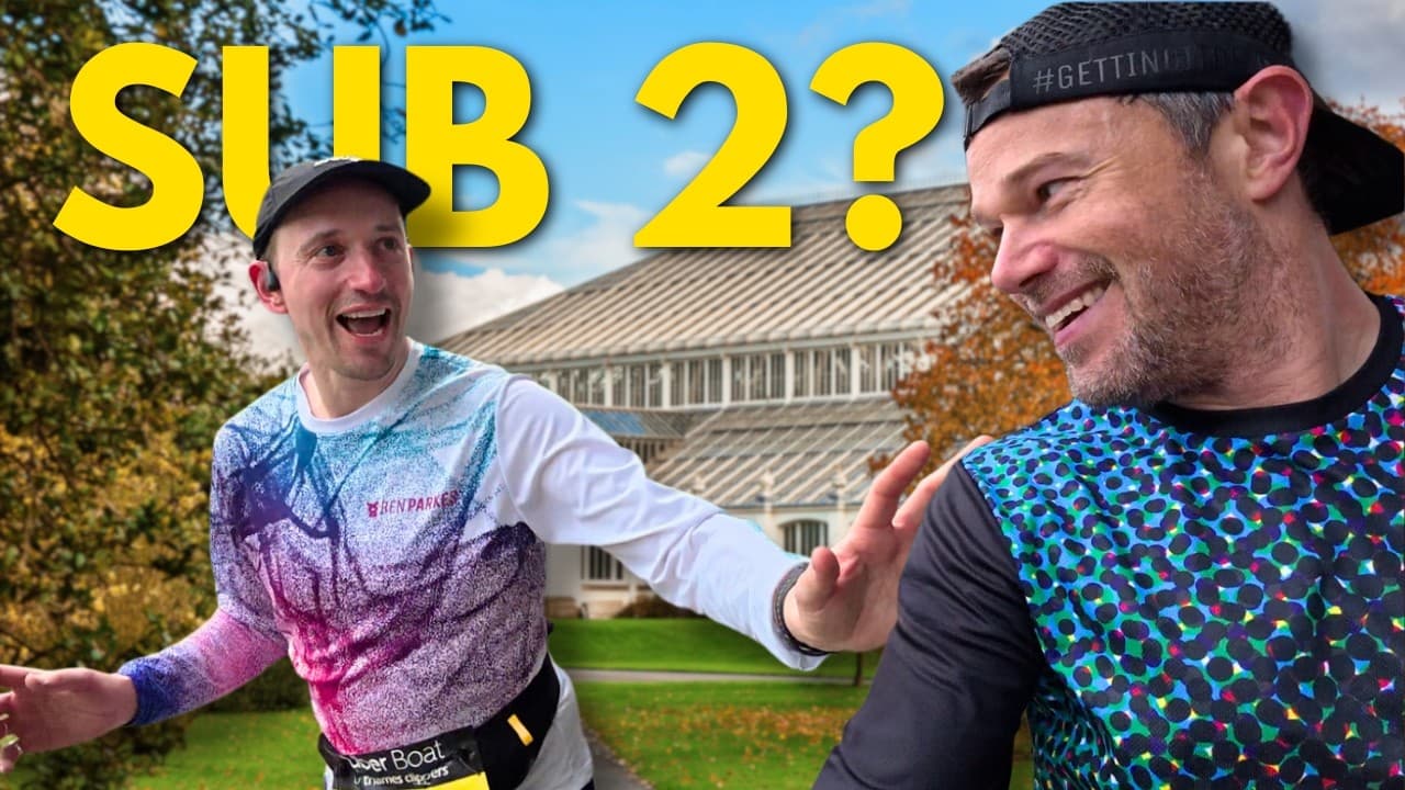 I Took My Celebrity Friend To Run His First Half Marathon (it was AMAZING!)