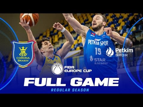 LIVE - CSM Corona Brasov v Aliaga Petkimspor | FIBA Europe Cup 2025-26 | Regular Season