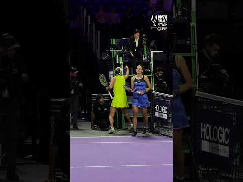 The 2022 champs Kudermetova & Mertens are BACK in the WTA Finals final 😤 #wta #tennis #sports