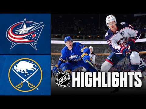 NHL Highlights | Blue Jackets vs. Sabres | September 23, 2025