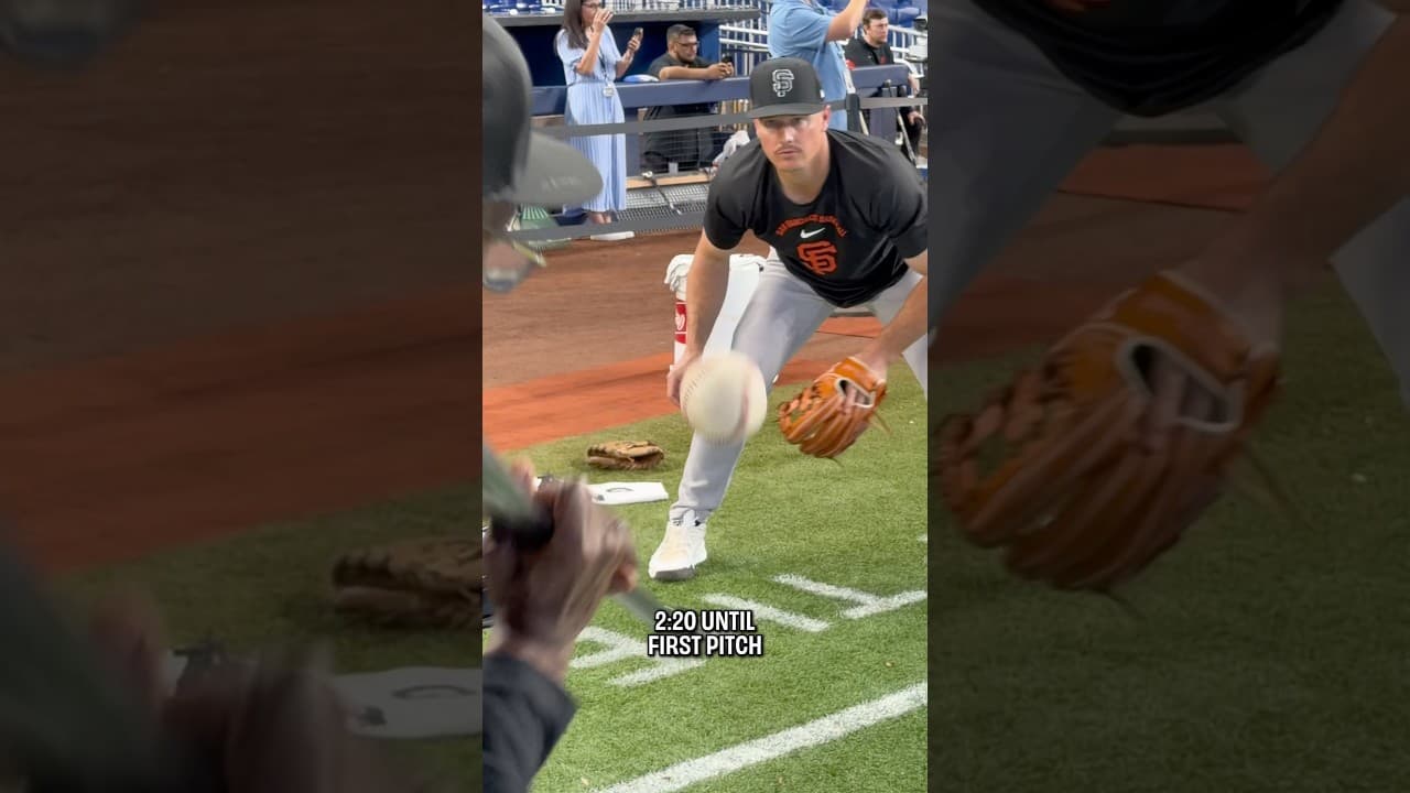 This is how 5x Gold Glove third baseman, Matt Chapman, prepares for a game: