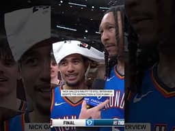 Thunder interviews are too funny 😂