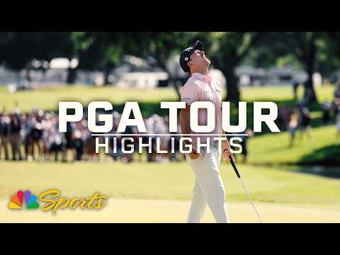 PGA Tour Highlights 2026: Charles Schwab Challenge, Final Round | Golf on NBC Sports
