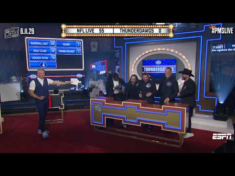 '7️⃣3️⃣ POINTS!' 👏 Thunderdawgs GO WILD after taking the lead over the NFL Live crew | Progrum Feud