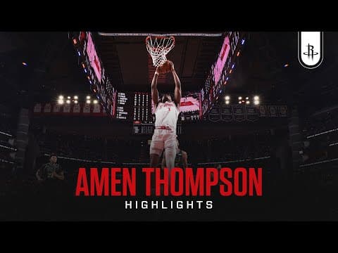 Amen Thompson (20 points) Highlights vs. New Orleans Pelicans