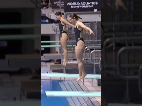 Maddison Keeney & Anabelle Smith Win Medal with Stunning Dive! #diving