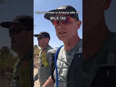 300 miles of Arizona Desert in one effort in 45 seconds - Monster 300 #running  #arizonatrail #ultra