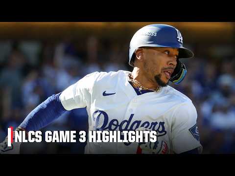 Brewers vs. Dodgers Game 3 Highlights 🍿 Big 6th inning gives LA a 3-0 lead | ESPN MLB