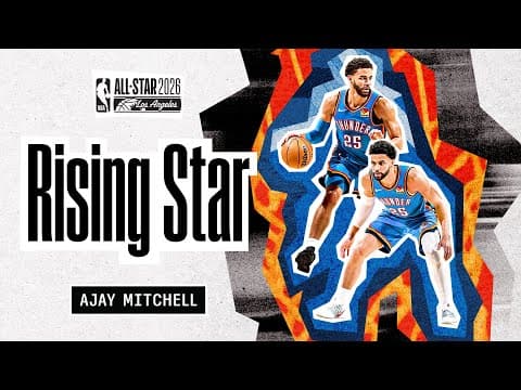 Ajay Mitchell Named 2026 NBA Rising Star ⭐️ | Ajay Mitchell Highlights | OKC Thunder