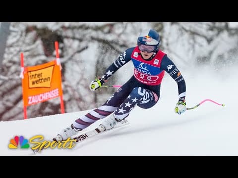 Lindsey Vonn strikes again with FLAWLESS run to win women's downhill in Austria | NBC Sports