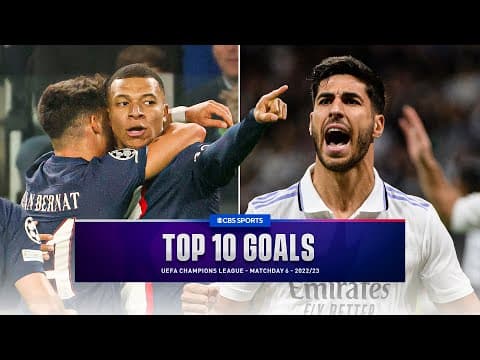 UCL Top 10 Goals of Matchday 6 - 2022/23 | CBS Sports Golazo