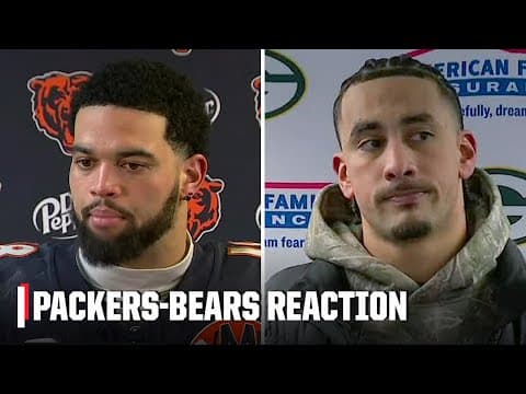 Caleb Williams and Jordan Love speak after Bears’ win vs. Packers | NFL on ESPN
