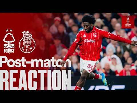 Ola Aina's Reaction | Nottingham Forest 1-0 FC Porto | Europa League 🗣️