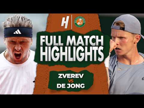 Alexander Zverev vs Jesper De Jong - FULL Match Highlights | Round 4 | Roland Garros 2026