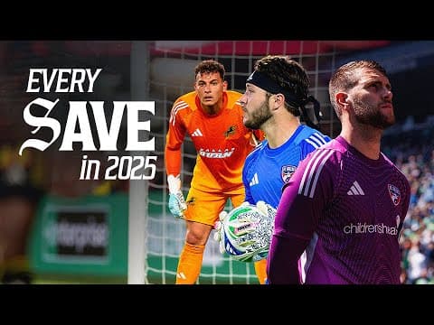 Every Save from FC Dallas Goalkeepers in 2025! | Maarten Paes, Michael Collodi, and Jacob Jackson!