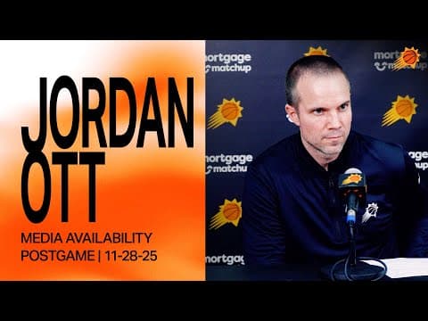 Head Coach Jordan Ott Postgame Media Availability | 11-28-25